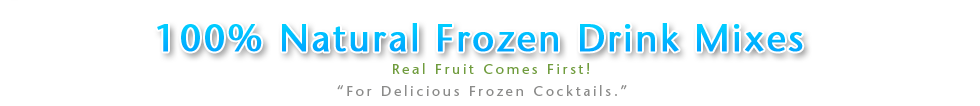 Fruti - all natural frozen drink mixes all of our flavors
