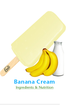 Fruti - banana cream frozen fruit bar